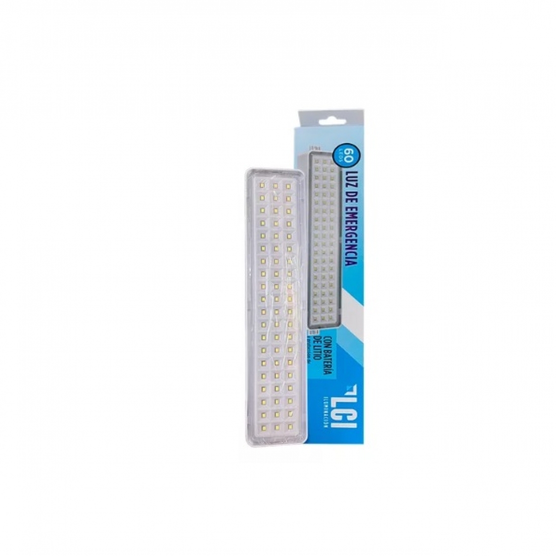 Luz De Emergencia Recargable Led Lci 60 Leds Light 60smd